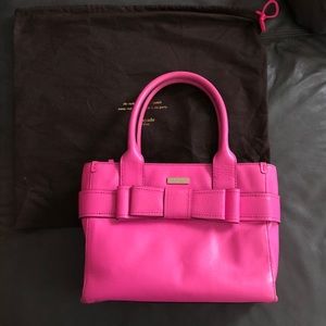 Kate Spade Hot Pink Quinn Villabella Ave Bow Tote